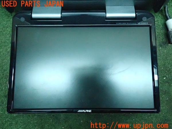 3UPJ=9233160559]ジープ グランドチェロキー(WK36A)ALPINE アルパイン TMX-R1050VG/GB RUE-4212 フリップダウンモニター リモコン付き 中古_3