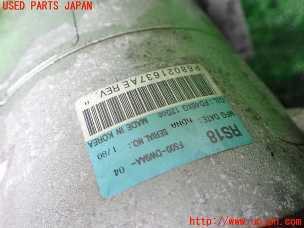 1UPJ-9233166025]ジープ・グランドチェロキー(WK36A)エアコンコンプレッサー 中古_4