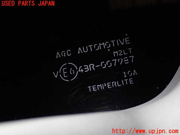 1UPJ-9233171380]ワゴンR(MH95S)右クォーターガラス AGC M2LT 中古_2