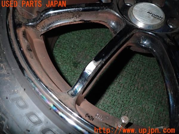 3UPJ=9233180920]アウディ TTSクーペ(8JCDLF)YOKOHAMA ヨコハマ ADVAN RACING RSⅢ ホイール 19×8J +42 PCD112 5穴 4本 中古_2