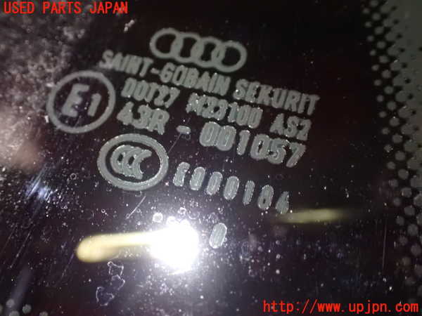 1UPJ-9233181380]アウディ・TTS クーペ(8JCDLF)右クォーターガラス M23100 中古_2