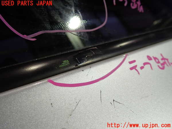 1UPJ-9233181382]アウディ・TTS クーペ(8JCDLF)左クォーターガラス M23100 中古_3