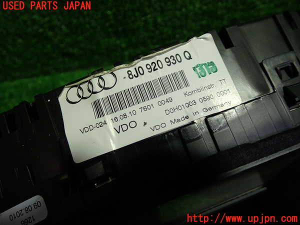 1UPJ-9233186170]アウディ・TTS クーペ(8JCDLF)スピードメーター 中古_2