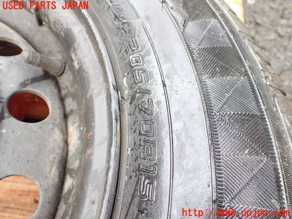 1UPJ-9233199027]ハイエースワゴン100系(RZH101G)タイヤ　ホイール　1本② 205/70R15 中古_3