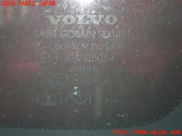 1UPJ-9233201380]ボルボ・XC60(DB4204TXC)右クォーターガラス SEKURIT M1535 中古_2