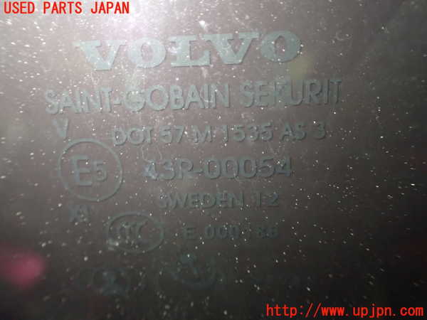 1UPJ-9233201382]ボルボ・XC60(DB4204TXC)左クォーターガラス SEKURIT M1535 中古_2