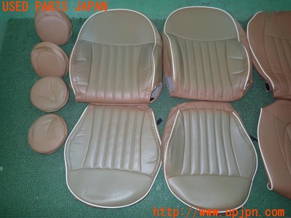 3UPJ=9233210608]フィアット 500 ツインエア ラウンジ(31209)CABANA カバナ シートカバー 1台分 中古_3