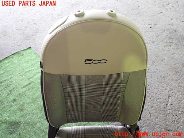1UPJ-9233217035]フィアット・500(31209)運転席シート 中古_3