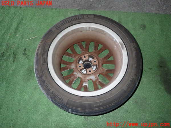 1UPJ-9233219029]フィアット・500(31209)タイヤ　ホイール　1本④ 185/55R15 中古_2
