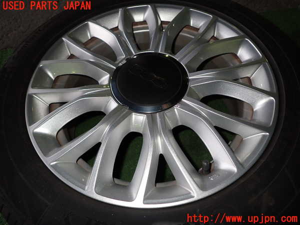 1UPJ-9233219027]フィアット・500(31209)タイヤ　ホイール　1本② 185/55R15 中古_4