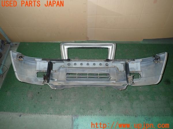 3UPJ=9233230048]ビッグホーン ハンドリングバイロータスSE(UBS26GW)後期 純正 フロントバンパー グリルガード ブライトシールド付き 中古_5