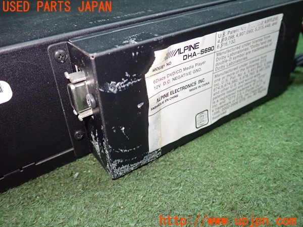3UPJ=9233240501]マセラティ クアトロポルテ S(MQP30A M156)ALPINE アルパイン DHA-S690 マルチメディアチェンジャー DVDチェンジャー 中古_4