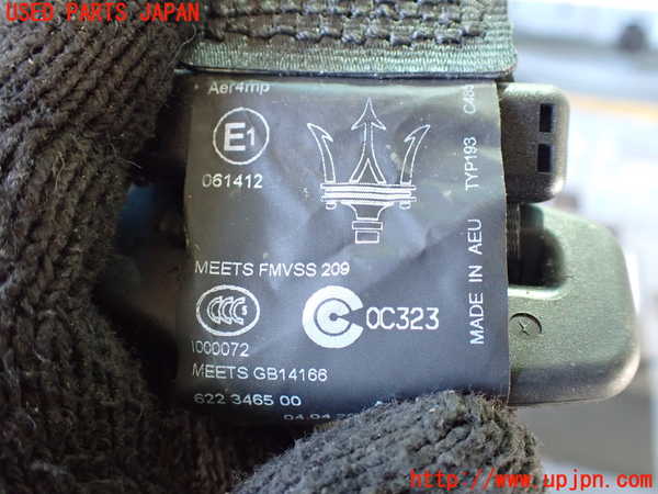 1UPJ-9233247155]マセラティ・クアトロポルテ(MQP30A)右2列目シートベルト 中古_2