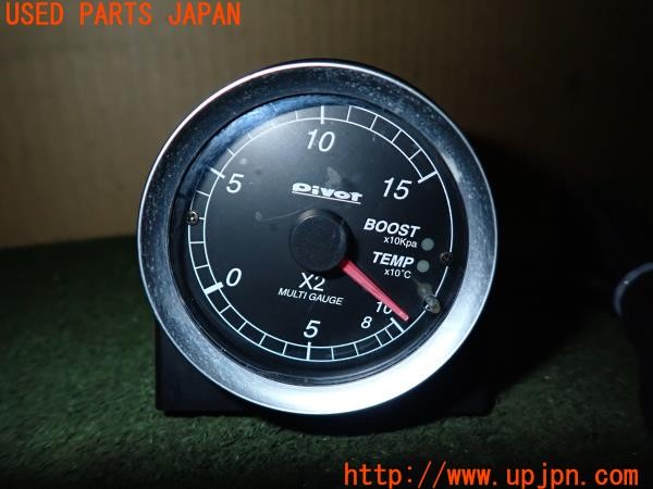 3UPJ=9233250500]コルト ラリーアート バージョンR(Z27AG)中期 PIVOT ピボット ブースト計② OBD2接続タイプ 60mm 中古_2