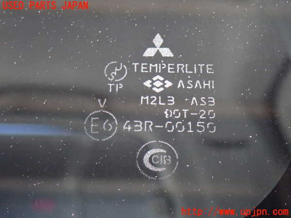 2UPJ-9233261382]パジェロ(V75W)左クォーターガラス (43R-00150) 中古_3