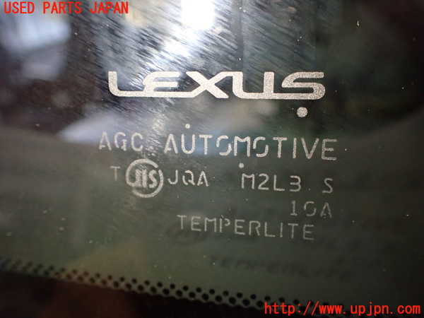2UPJ-9233271382]レクサス・CT200h(ZWA10)左クォーターガラス (M2L3) 中古_2