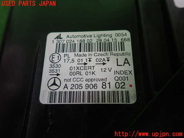 2UPJ-9233281132]ベンツ C200 ステーションワゴン(205242)(205)左ヘッドライト LED 中古_3