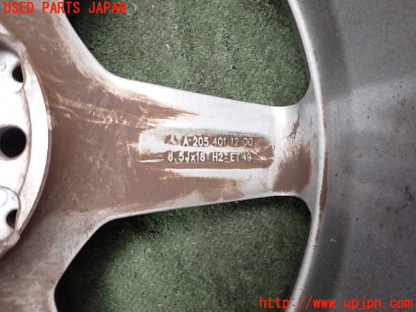 2UPJ-9233289042]ベンツ C200 ステーションワゴン(205242)(205)タイヤ　ホイール　1本② 245/40R18 中古_5