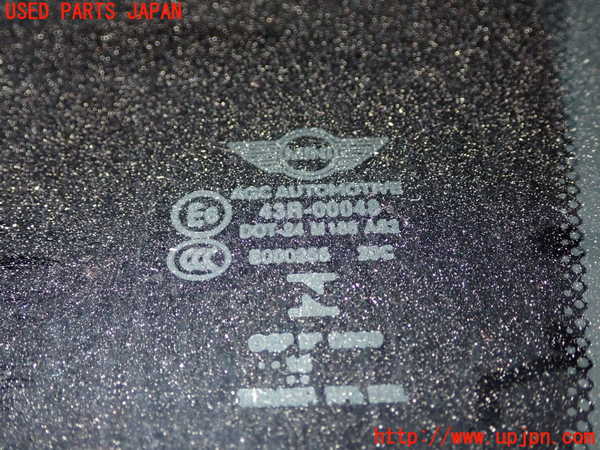 1UPJ-9233291380]BMW ミニ(MINI)クーパー(XS15 F55)右クォーターガラス M188 中古_2