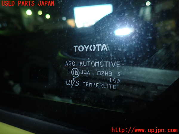 1UPJ-9233301202]スペイド(ポルテ)(NCP141)左フロント三角窓ガラス AGC M2H3 中古_2