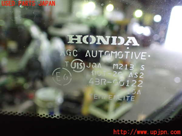 1UPJ-9233321200]ステップワゴン スパーダ(RG1)右フロント三角窓ガラス AGC M213 中古_2