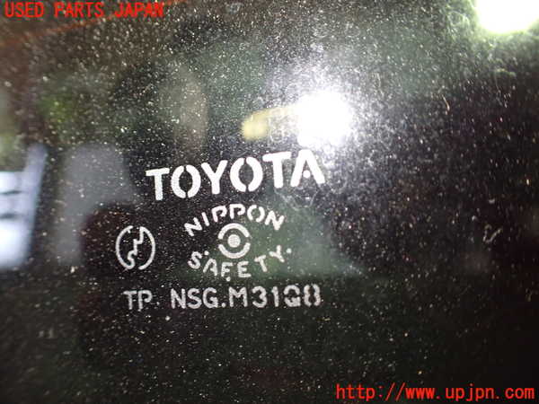 1UPJ-9233331382]アイシス(ANM10W)左クォーターガラス NSG M31Q8 中古_2