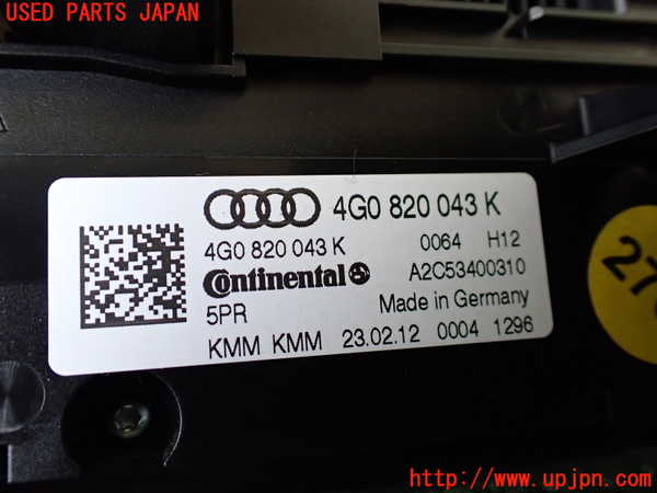 1UPJ-9233346066]アウディ・A6(4GCHVS)エアコンスイッチ1 中古_4