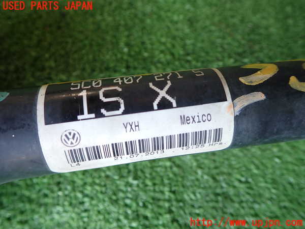 1UPJ-9233354015]VW ザ･ビートル(16CPL)左フロントドライブシャフト 中古_3