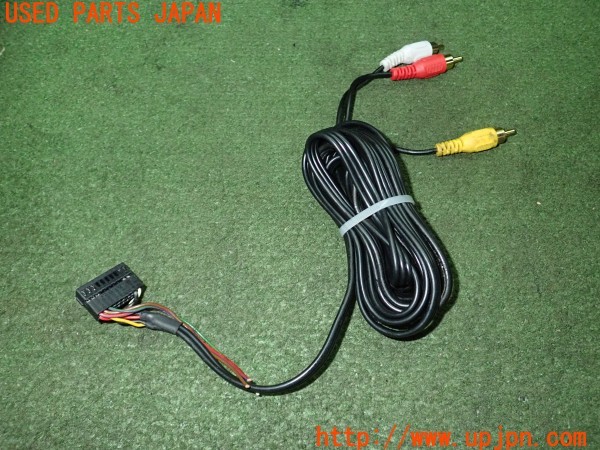 3UPJ=9233370550]アウディ A5 2.0TFSIクワトロ(8TCDNF 8T3)社外 用途不明 ハーネス RCA端子 中古_2