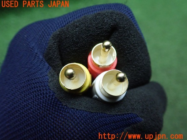 3UPJ=9233370550]アウディ A5 2.0TFSIクワトロ(8TCDNF 8T3)社外 用途不明 ハーネス RCA端子 中古_4