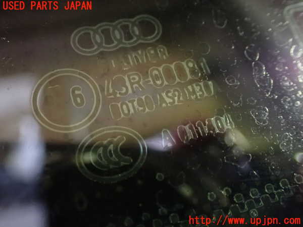 1UPJ-9233371382]アウディ・A5(8TCDNF)左クォーターガラス SOLIVER M30A 中古_2