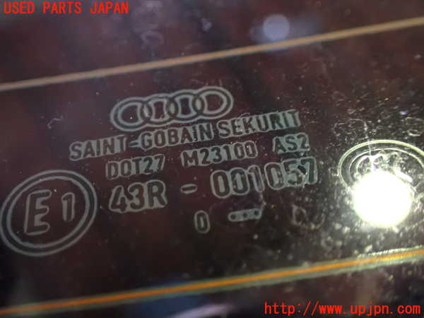 1UPJ-9233371560]アウディ・A5(8TCDNF)リアガラス SEKURIT M23100 中古_2