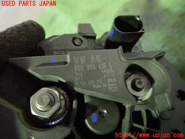 1UPJ-9233376015]アウディ・A5(8TCDNF)オルタネーター(ダイナモ) 中古_3