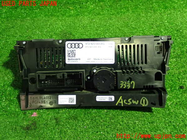 1UPJ-9233376066]アウディ・A5(8TCDNF)エアコンスイッチ1 中古_3