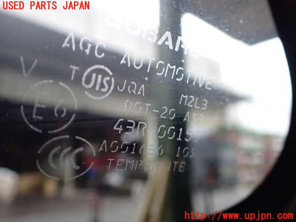 2UPJ-9233401380]レヴォーグ(VM4)右クォーターガラス 中古(43R-00150 M2L3)_2