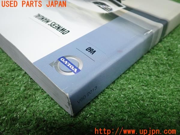3UPJ=9233410802]ボルボ V60 T4 Rデザイン(FB4164T)取扱説明書 取説 車両マニュアル 中古_4