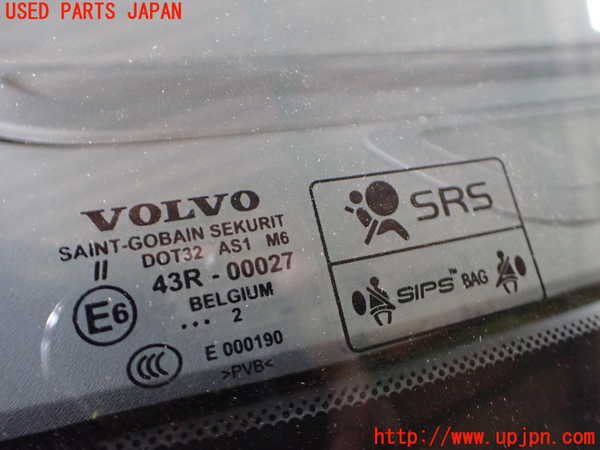 2UPJ-9233411195]ボルボ・V60(FB4164T)フロントガラス (43R-00027) 中古_4