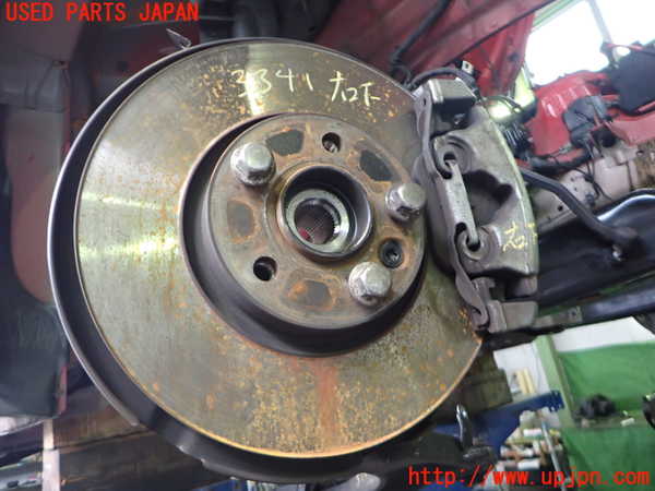 2UPJ-9233414290]ボルボ・V60(FB4164T)右フロントナックルハブ 中古_2