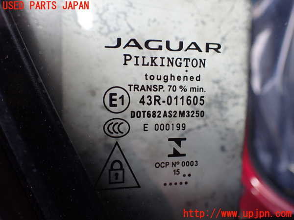 2UPJ-9233461230]ジャガー・XF(JB2GA)右前ドア 中古 PILKINGTON M3250 43R-011605_3