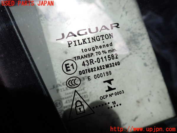 2UPJ-9233461290]ジャガー・XF(JB2GA)右後ドア 中古 PILKINGTON M3240 43R-011582_3