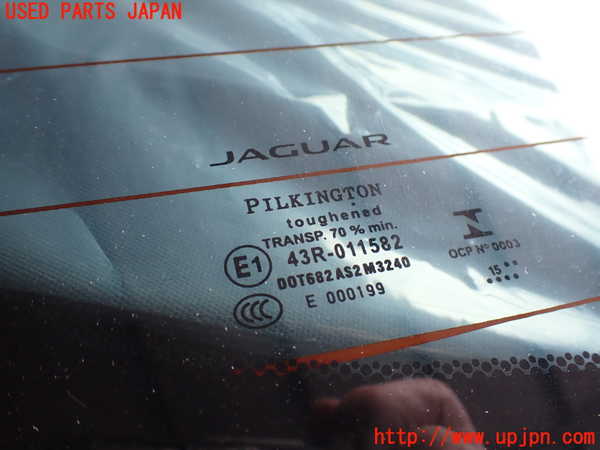 2UPJ-9233461560]ジャガー・XF(JB2GA)リアガラス 中古 PILKINGTON M3240 43R-011582_2
