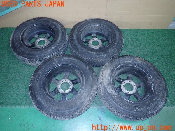 3UPJ=9233500917]テラノ(TR50)後期 BRIDGESTONE ブリヂストン アーバンスポーツ DW449 ホイール 16×7J +38 PCD139.7 6穴 4本 中古_4