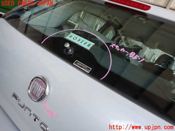 2UPJ-9233521566]フィアット・プントエヴォ(199144)バックドア リアゲート ハッチ 中古 PILKINGTON M3232 43R-001583_2