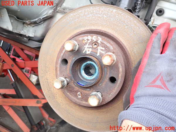 2UPJ-9233524290]フィアット・プントエヴォ(199144)右フロントナックルハブ 中古_2