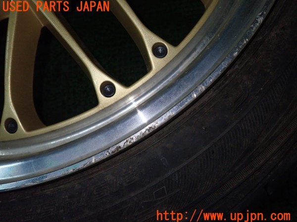 3UPJ=9233550919]CR-Z ベータ(ZF1)前期 LEHRMEISTER BRUNELLO レアマイスター ブルネッロ ホイール 18×7J +48 PCD114.3 5穴 4本 中古_2