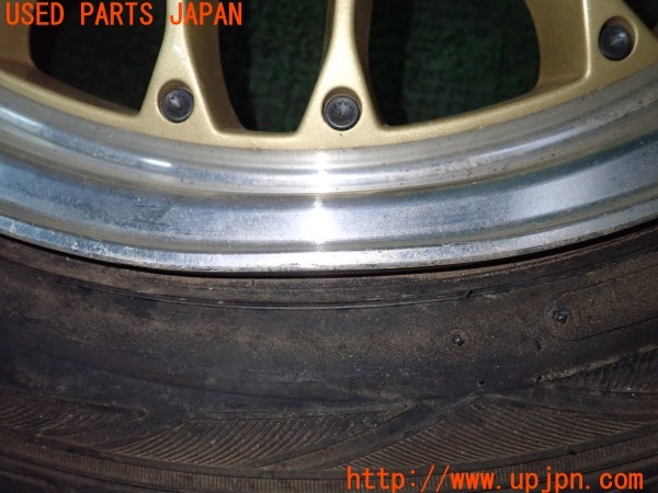 3UPJ=9233550919]CR-Z ベータ(ZF1)前期 LEHRMEISTER BRUNELLO レアマイスター ブルネッロ ホイール 18×7J +48 PCD114.3 5穴 4本 中古_3