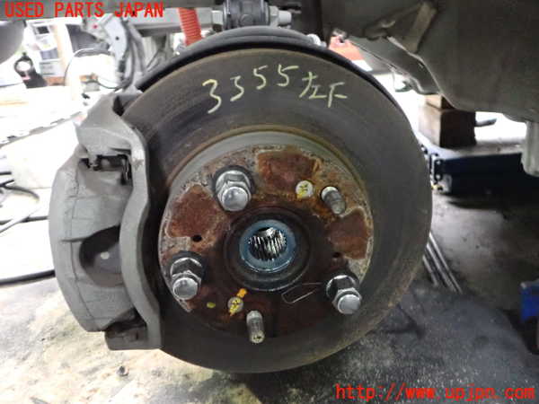 2UPJ-9233554295]CR-Z(ZF1)左フロントナックルハブ 中古_2