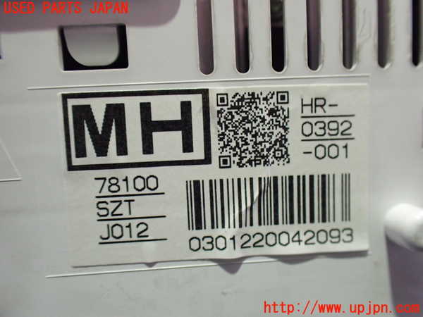 2UPJ-9233556170]CR-Z(ZF1)スピードメーター 中古_3