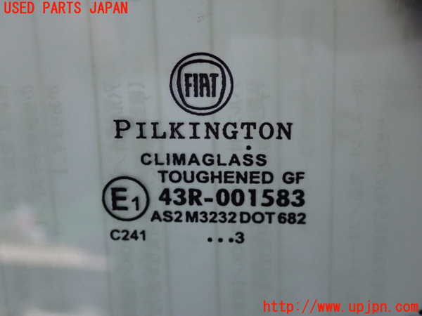 2UPJ-9233571382]フィアット・500(31209)左クォーターガラス 中古 PILKINGTON M3232 43R-001583_3