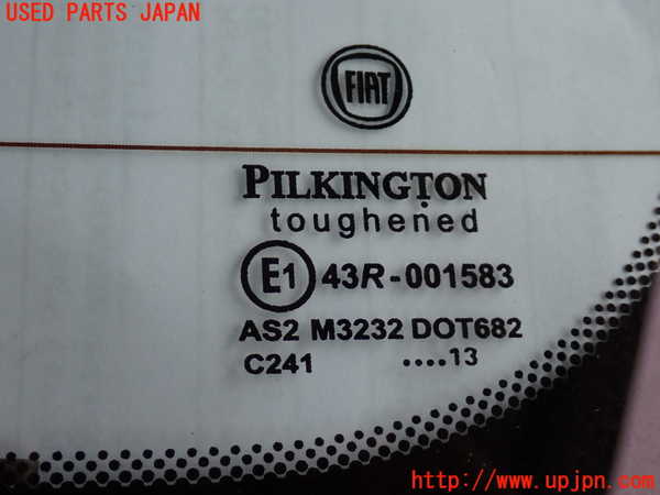 2UPJ-9233571566]フィアット・500(31209)バックドア リアゲート ハッチ 中古 PILKINGTON M3232 43R-001583_3